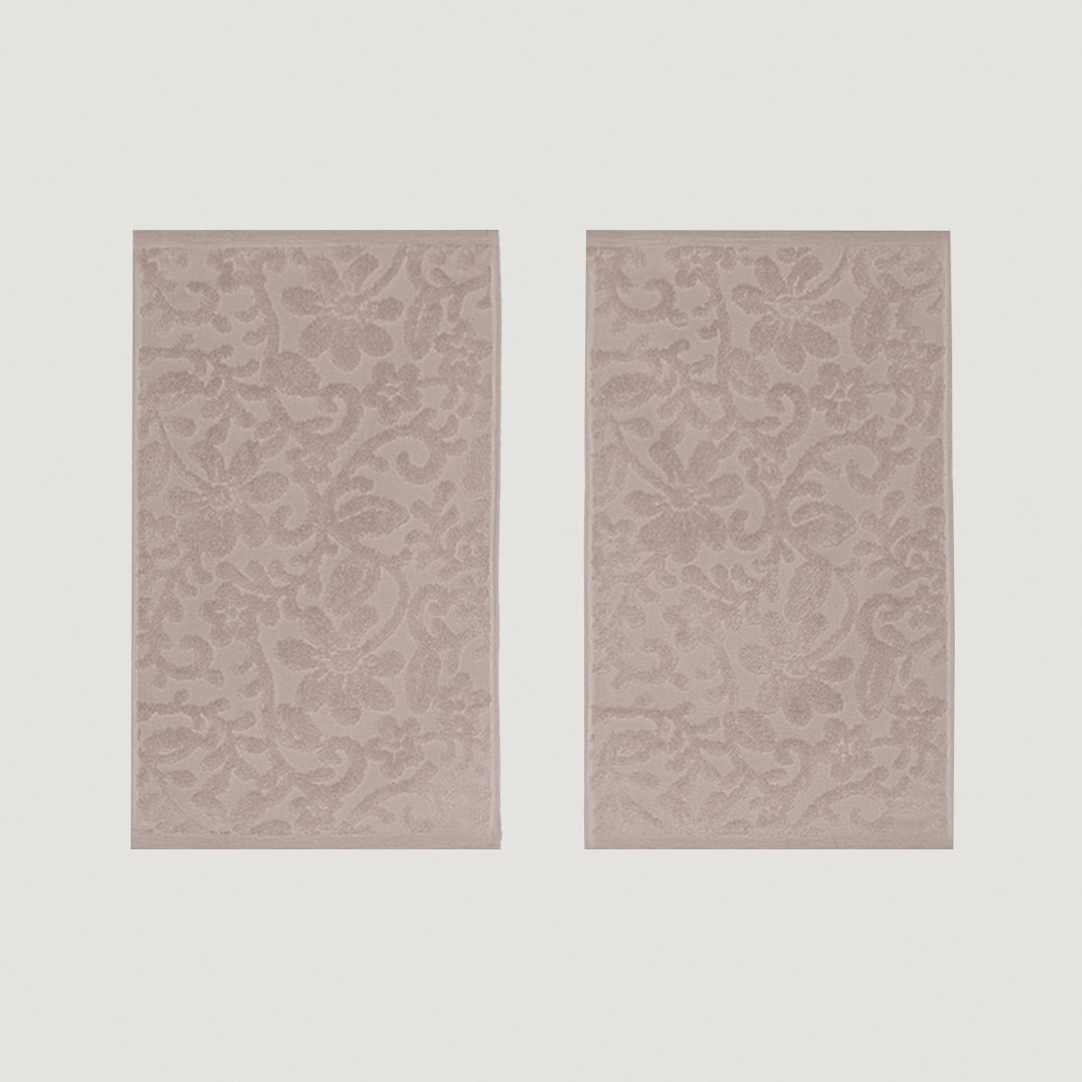 SET X2 TOALLAS VISITA RIPLEY HOME JACQUARD ROSADO  - 2