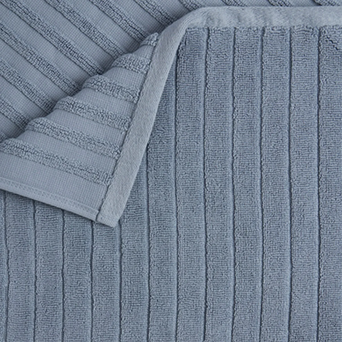 TOALLA DE BAÑO RIPLEY HOME JACQUARD 70X140 CM AZUL - 4
