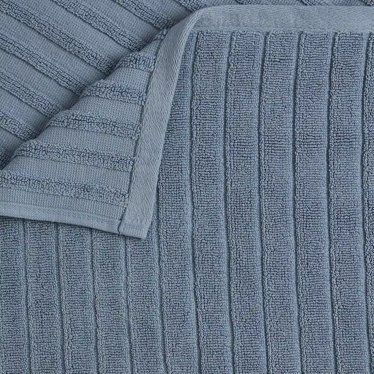 TOALLA DE BAÑO RIPLEY HOME JACQUARD 100X160 CM AZUL - 4