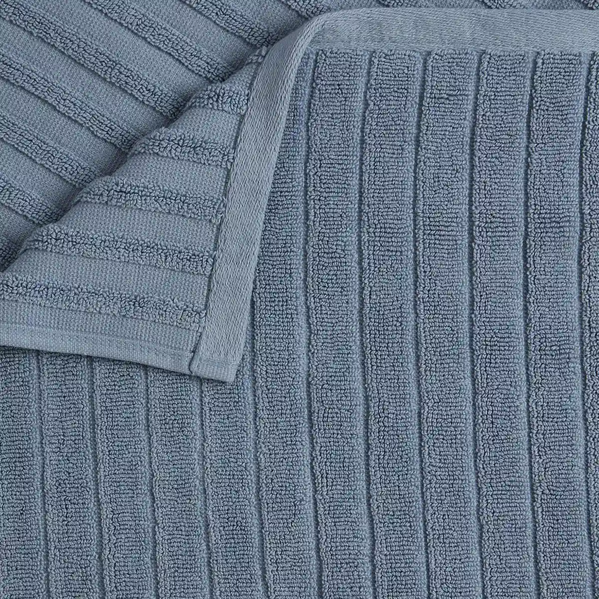 TOALLA DE BAÑO RIPLEY HOME JACQUARD 100X160 CM AZUL  - 5