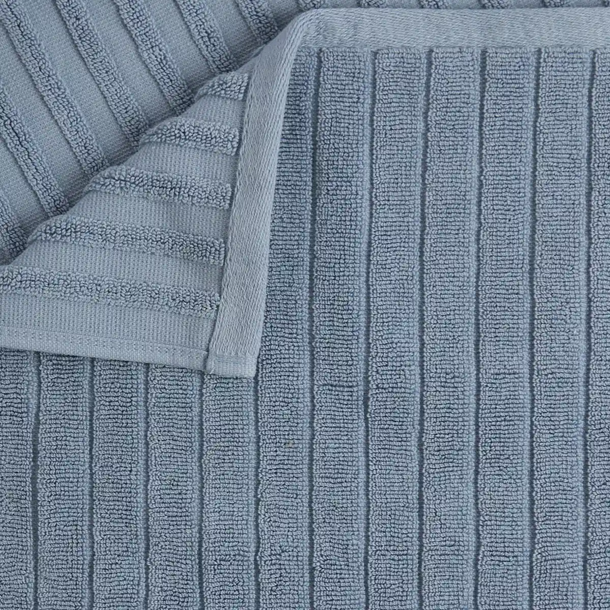 TOALLA DE MANO RIPLEY HOME JACQUARD AZUL - 5
