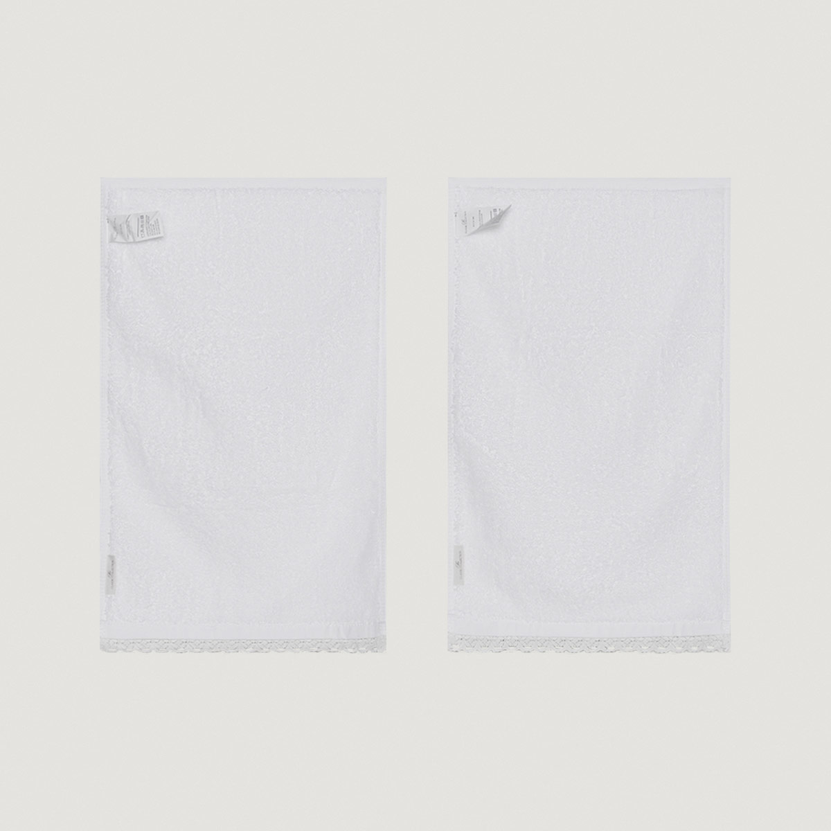 SET X2 TOALLAS VISITA RIPLEY HOME MACRAME BLANCO - 2
