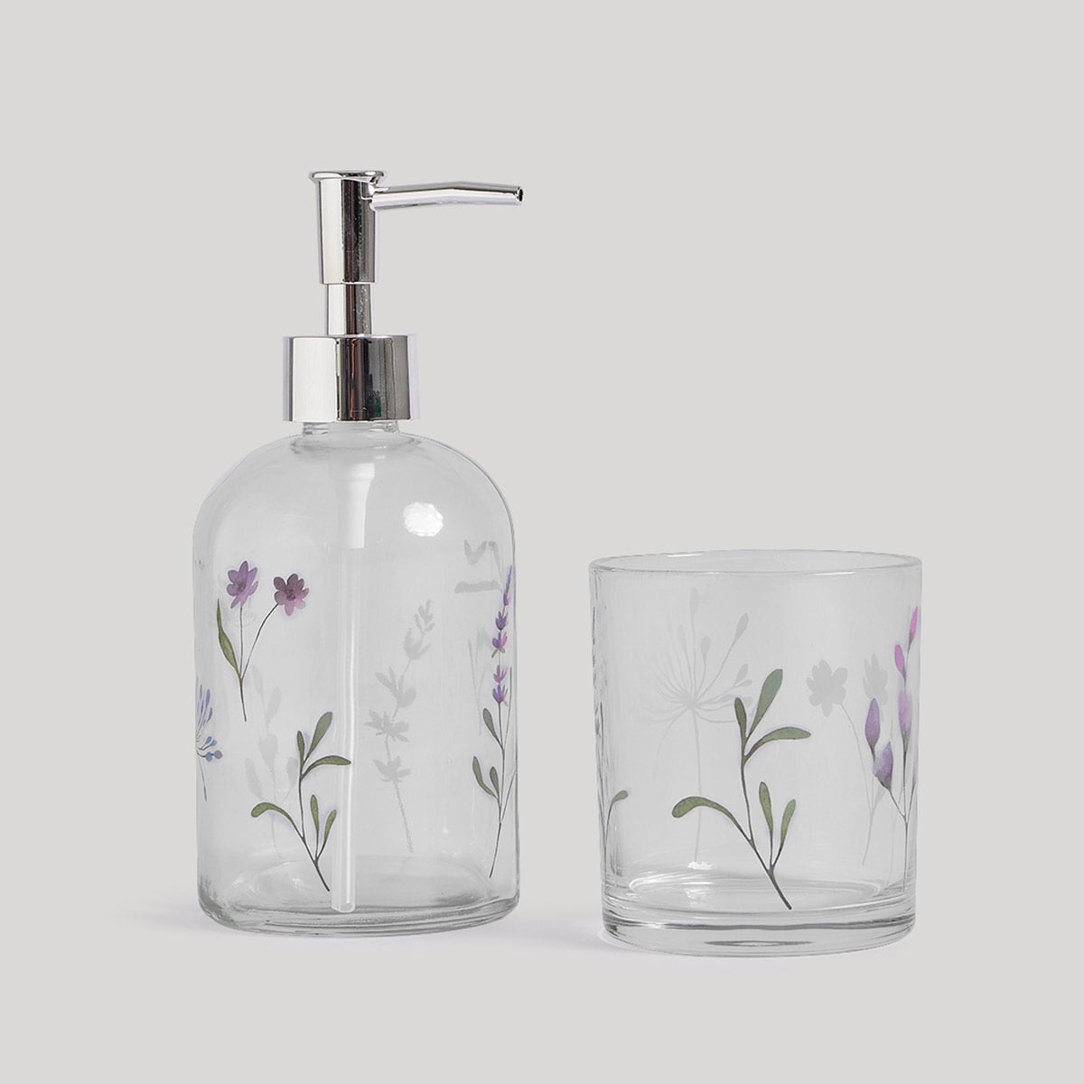 SET DE BAÑO RIPLEY HOME VIDRIO ROMANTICO - 1