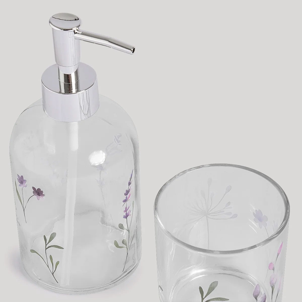 SET DE BAÑO RIPLEY HOME VIDRIO ROMANTICO - 3