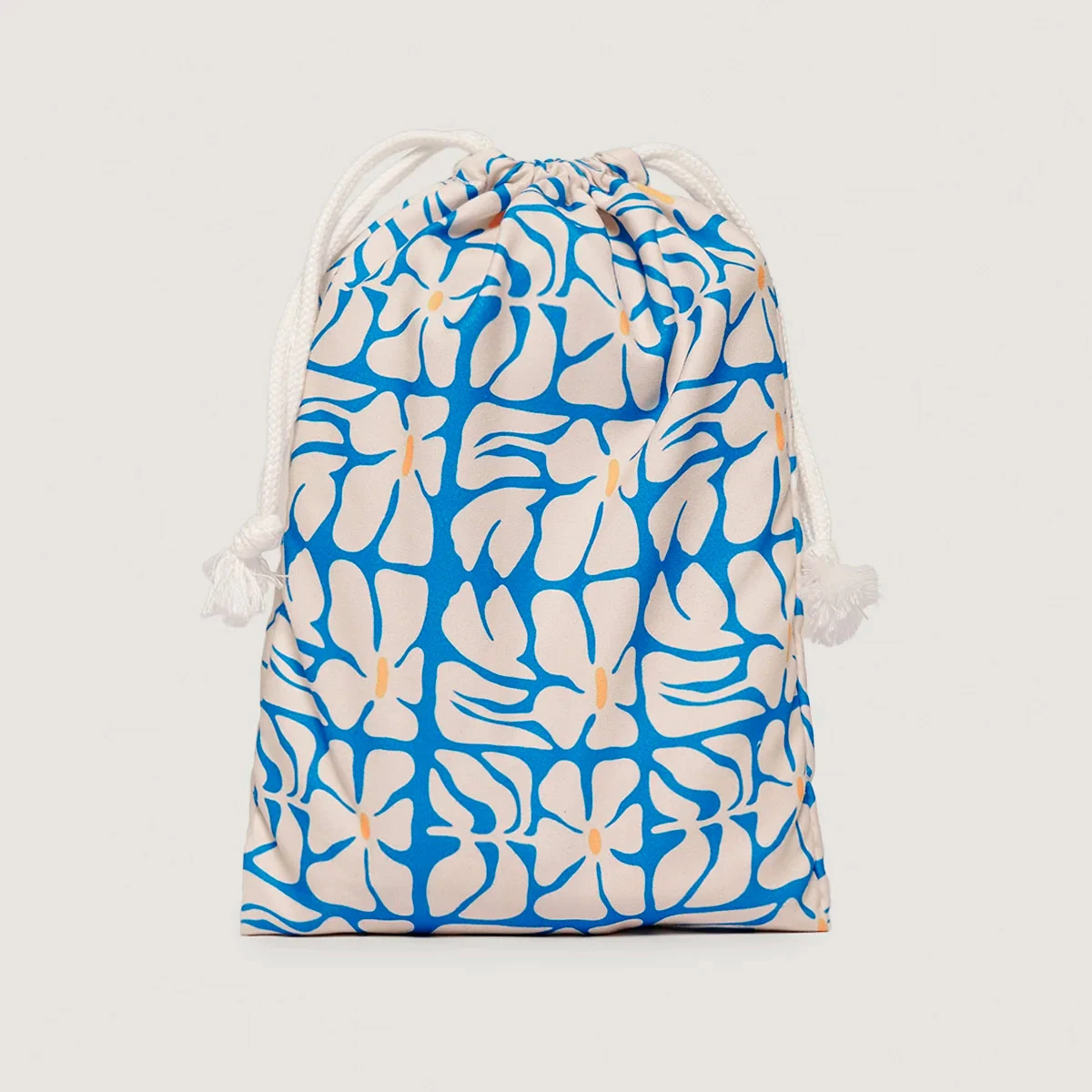 BOLSO TOALLA INDEX MICROFIBRA FLOWER AZUL - 6