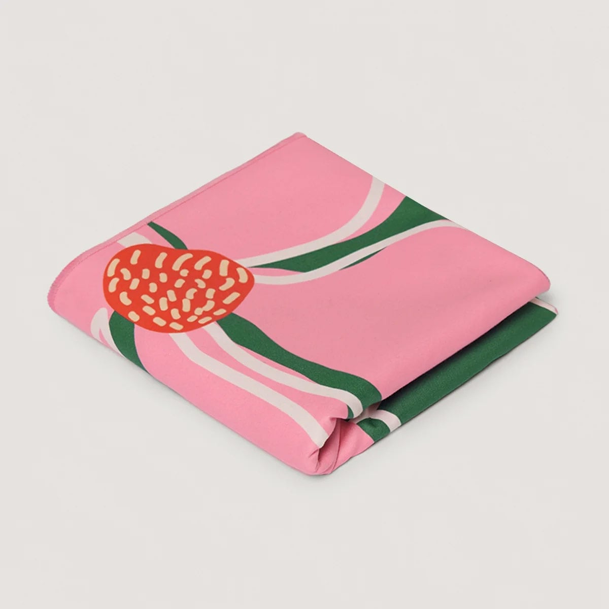 BOLSO TOALLA INDEX MICROFIBRA FLOWER ROSADO - 4