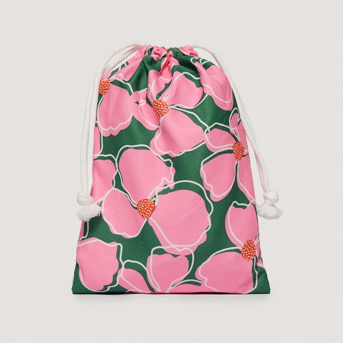 BOLSO TOALLA INDEX MICROFIBRA FLOWER ROSADO - 6