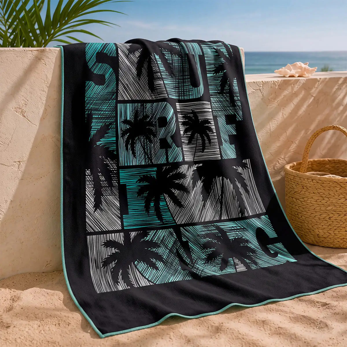 BOLSO TOALLA CLOUDBREAK MICROFIBRA PALMS - 1