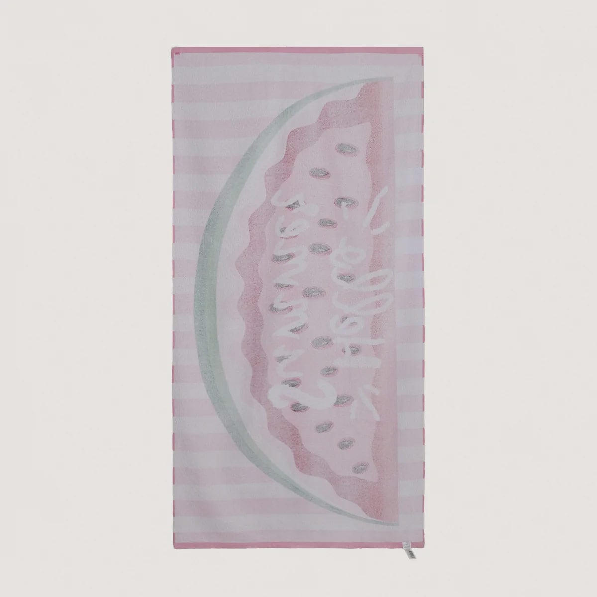 TOALLA DE PLAYA RIPLEY HOME HELLO SUMMER VELOUR ROSADO - 3