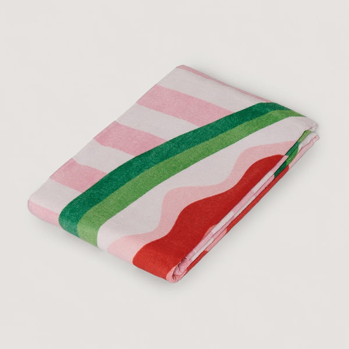 TOALLA DE PLAYA RIPLEY HOME HELLO SUMMER VELOUR ROSADO - 4