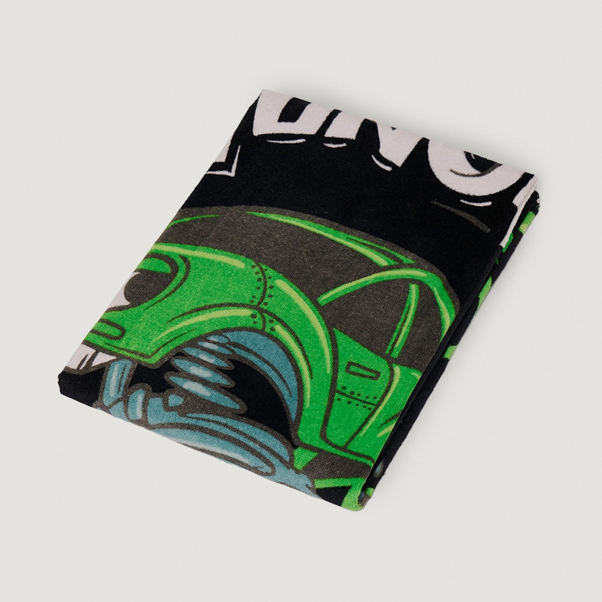 TOALLA DE PLAYA RIPLEY HOME MONSTER TRUCK VELOUR NEGRO - 4