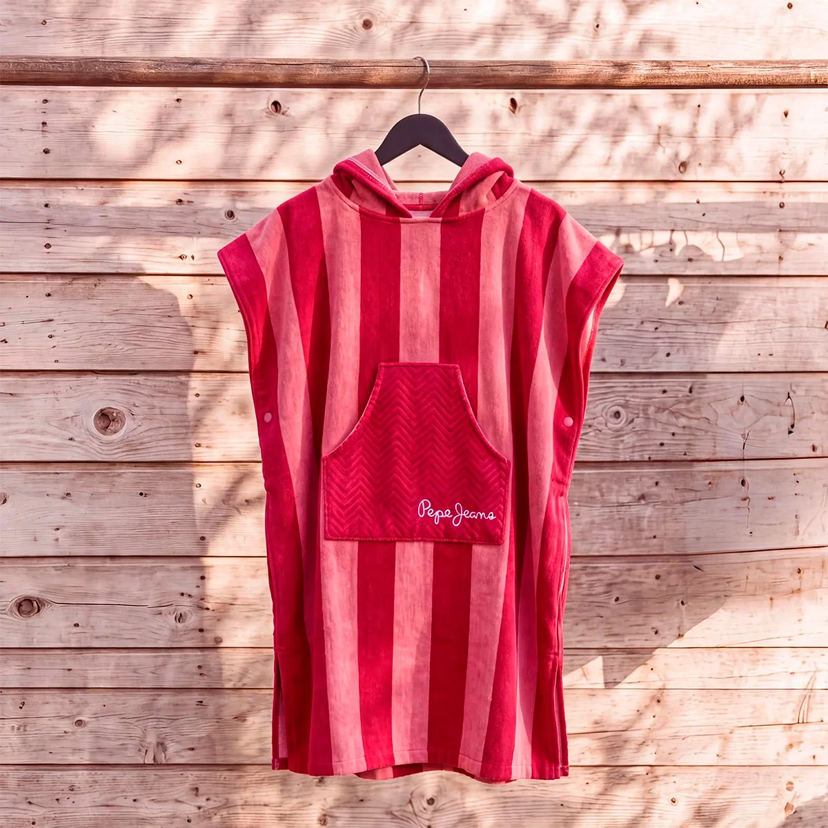 PONCHO TOALLA PEPE JEANS FUCSIA - 1