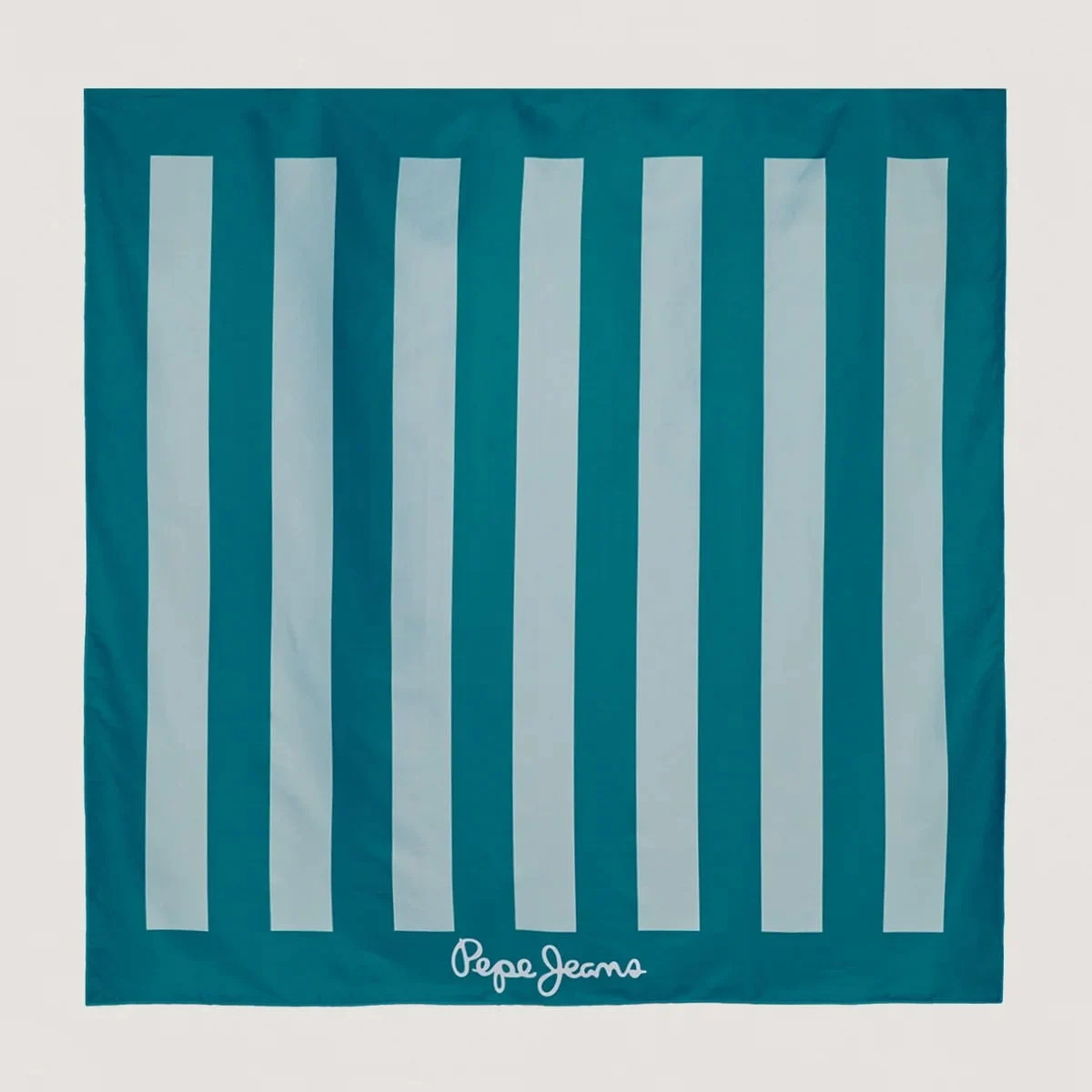 TOALLA DE PLAYA PEPE JEANS MICROFIBRA STRIPE AQUA - 2