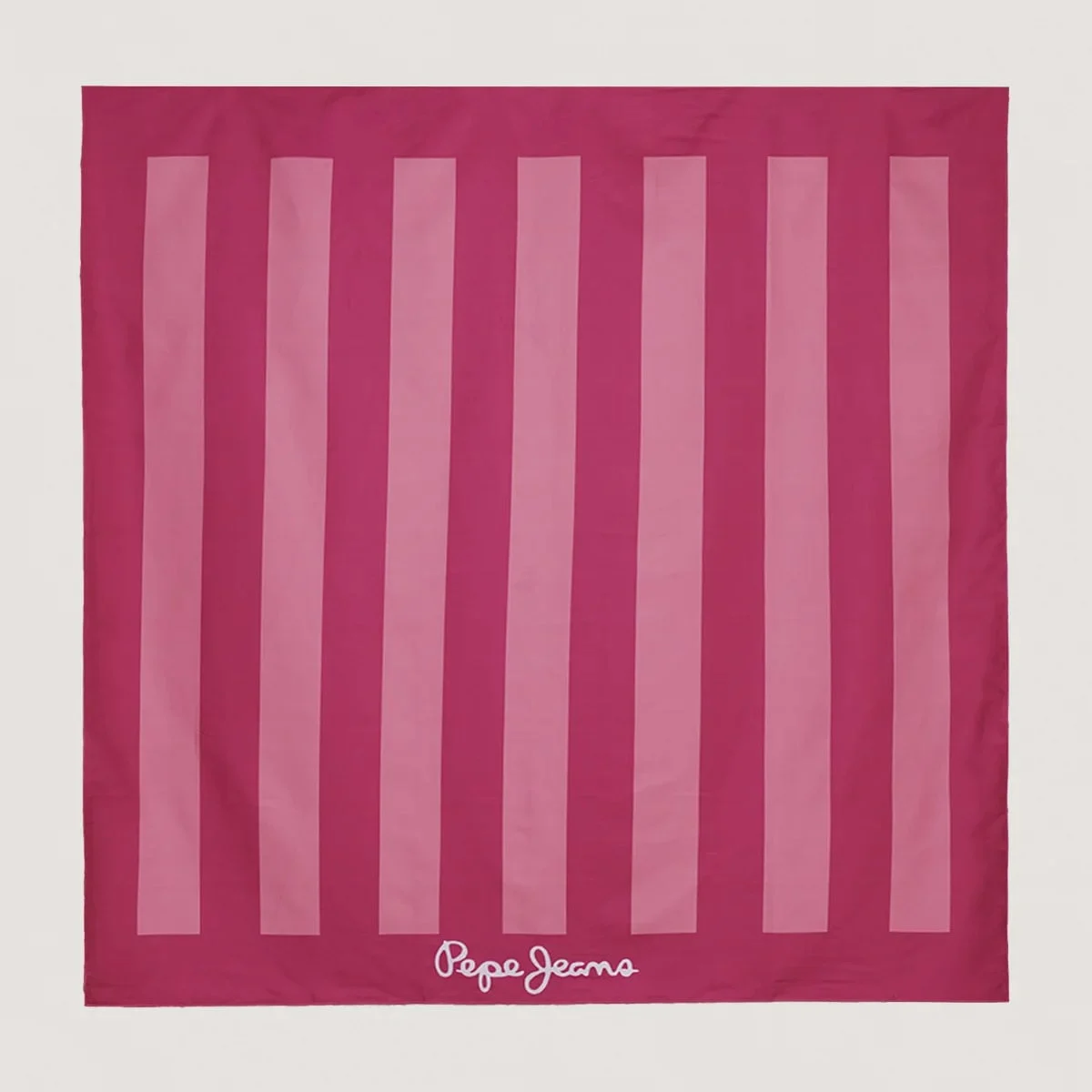 TOALLA DE PLAYA PEPE JEANS MICROFIBRA STRIPE FUCSIA - 2