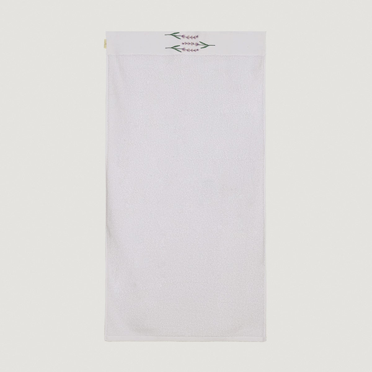 TOALLA DE BAÑO RIPLEY HOME BORDADO 70X140 CM BLANCO - 1