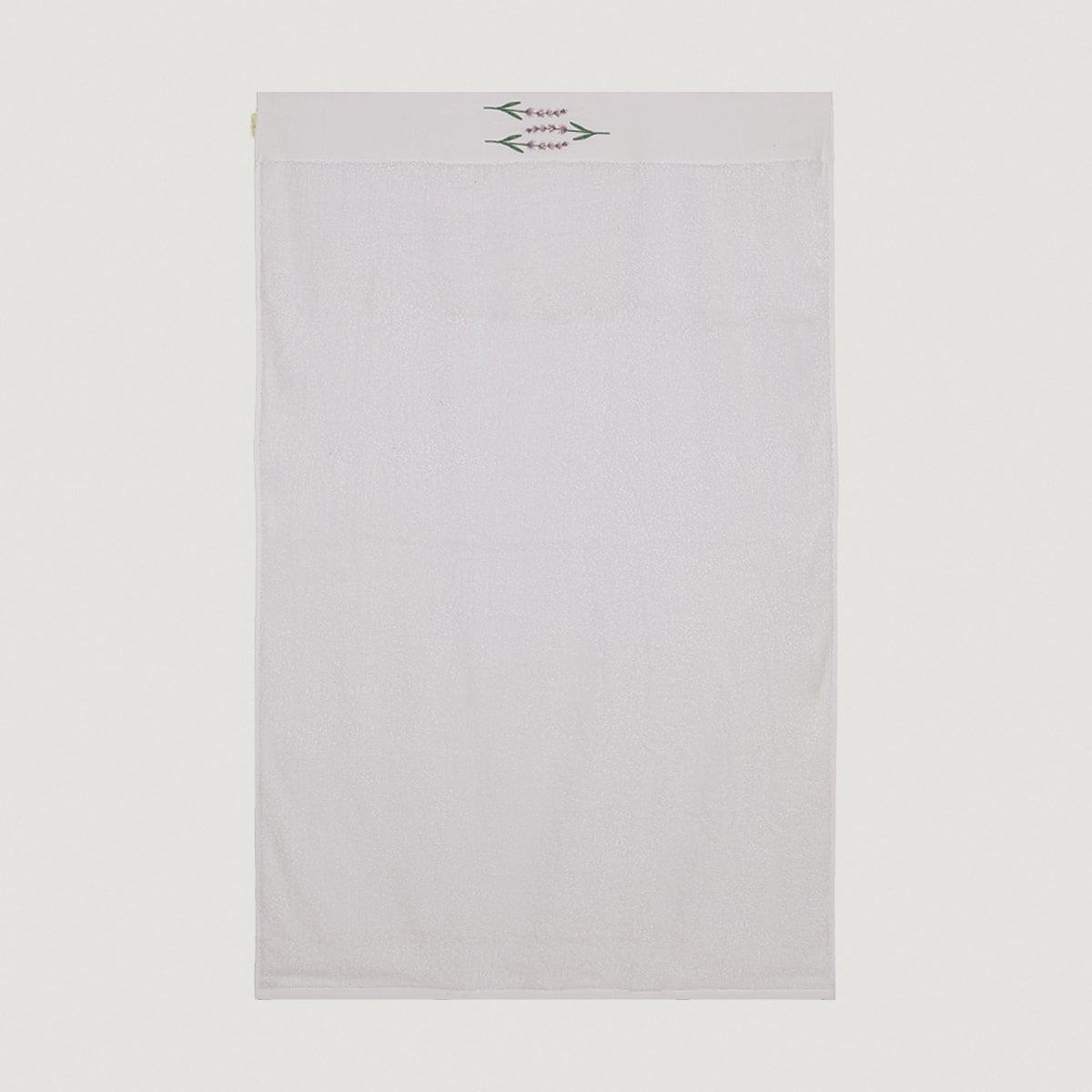 TOALLA DE BAÑO RIPLEY HOME BORDADO 100X160 CM BLANCO - 1