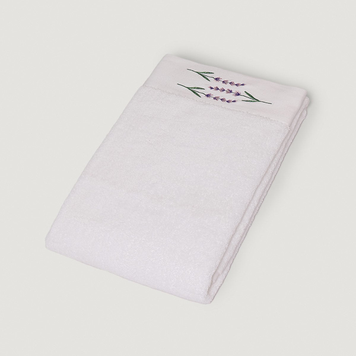 TOALLA DE BAÑO RIPLEY HOME BORDADO 100X160 CM BLANCO - 3