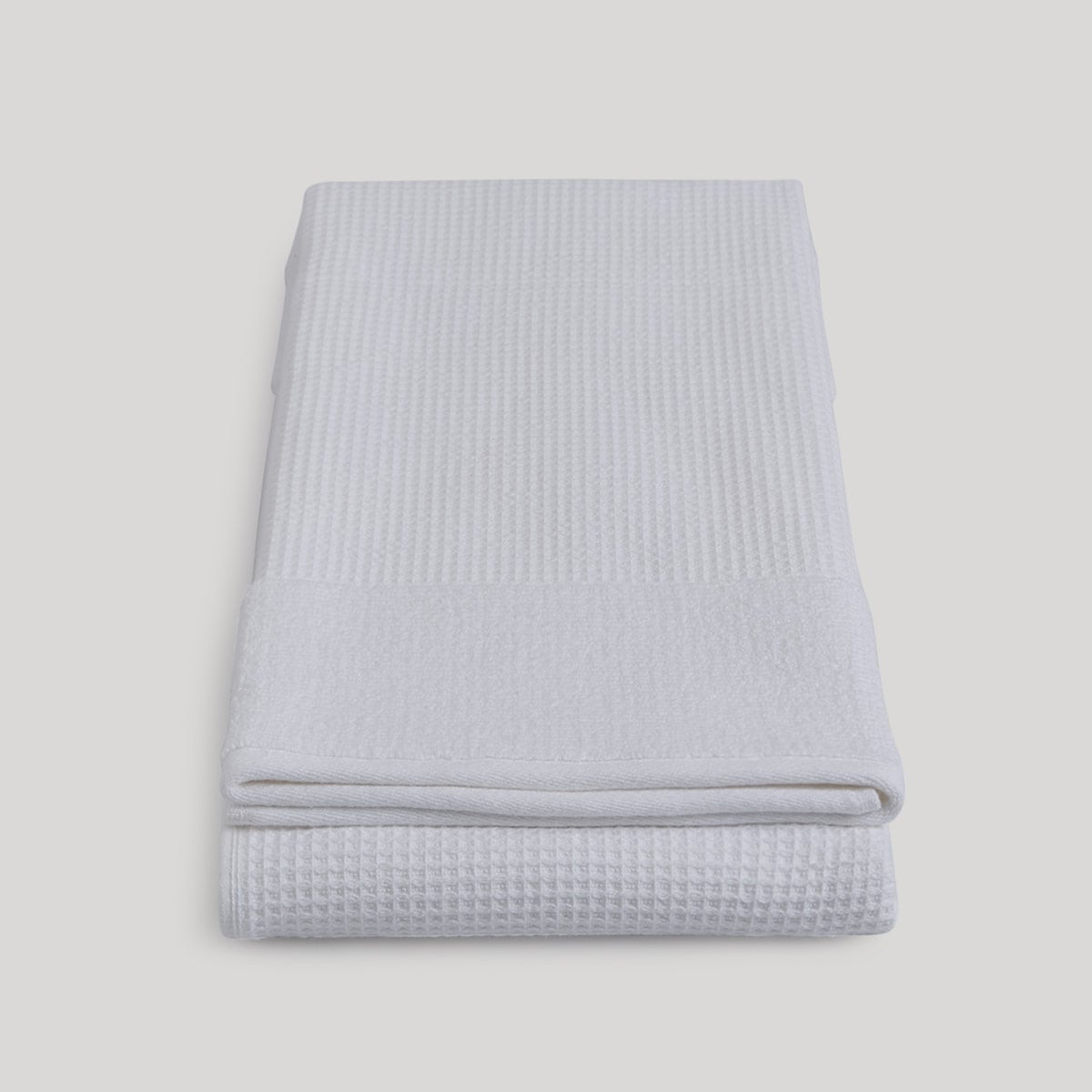 TOALLA DE BAÑO RIPLEY HOME WAFFLE 70X140 CM BLANCO - 4