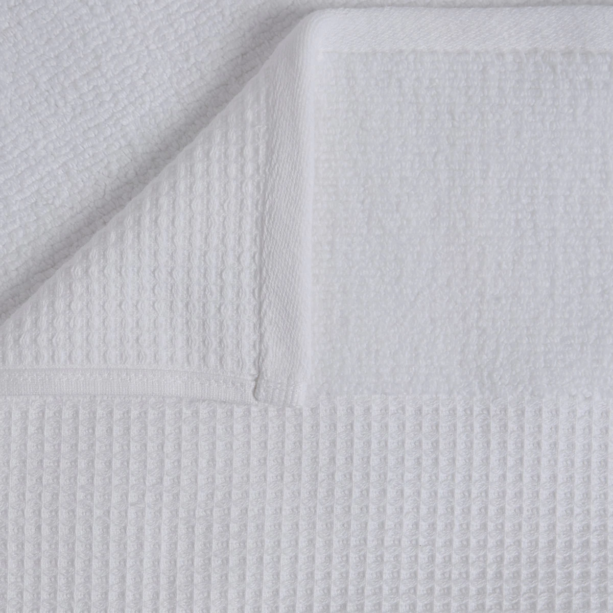 TOALLA DE BAÑO RIPLEY HOME WAFFLE 70X140 CM BLANCO - 5