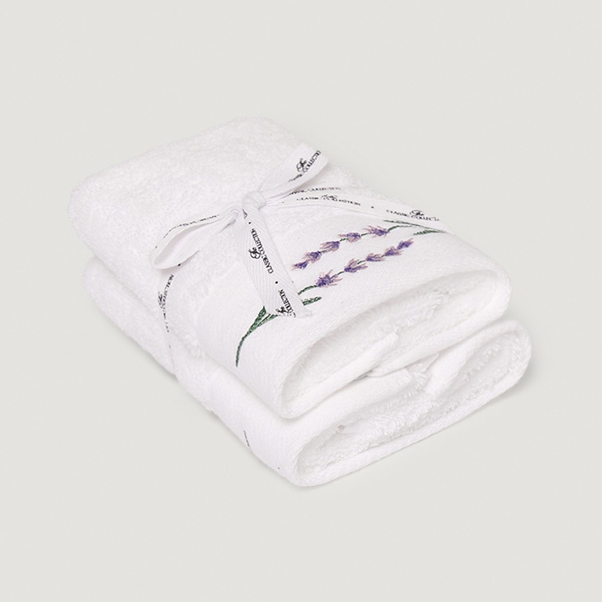 SET X2 TOALLAS VISITA RIPLEY HOME BORDADO BLANCO - 3
