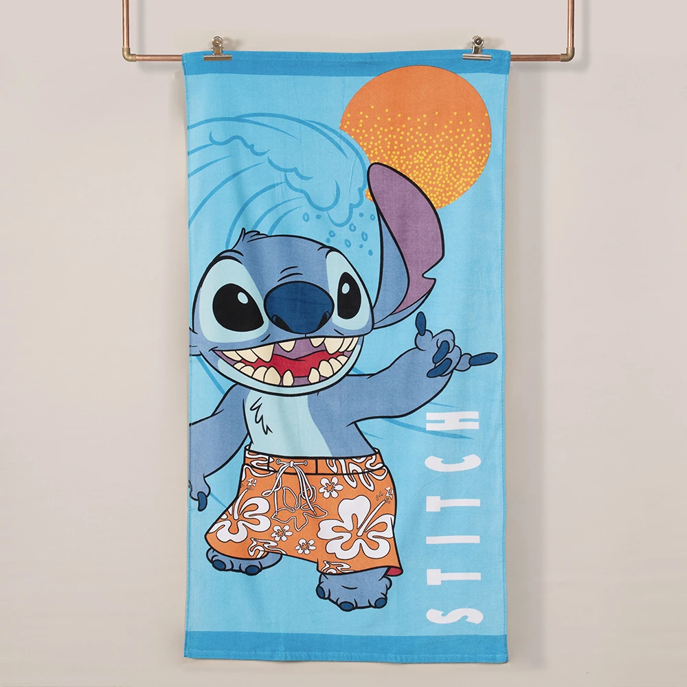 TOALLA DE PLAYA DISNEY ALGODÓN STITCH - 1