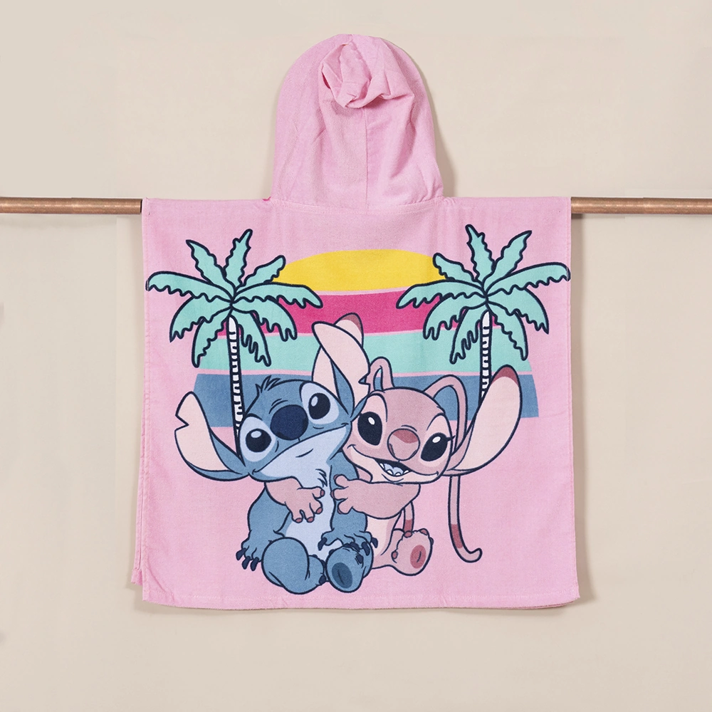 TOALLA CAPUCHA DISNEY ALGODÓN STITCH ANGEL - 2