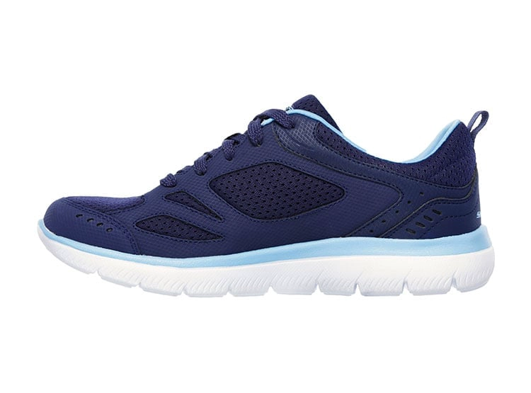 ZAPATILLAS MUJER SKECHERS RUNNING AZUL 12982-NVBL - 3