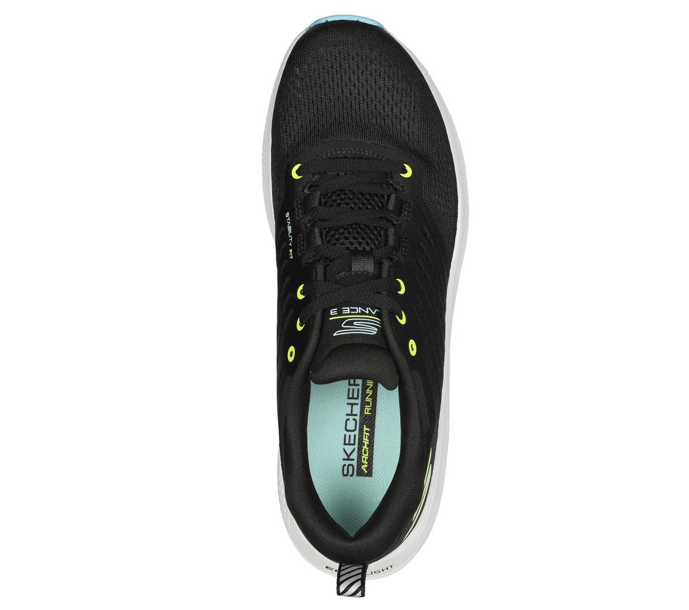 ZAPATILLAS MUJER SKECHERS DEPORTIVAS NEGRO 172085-BKW CYB