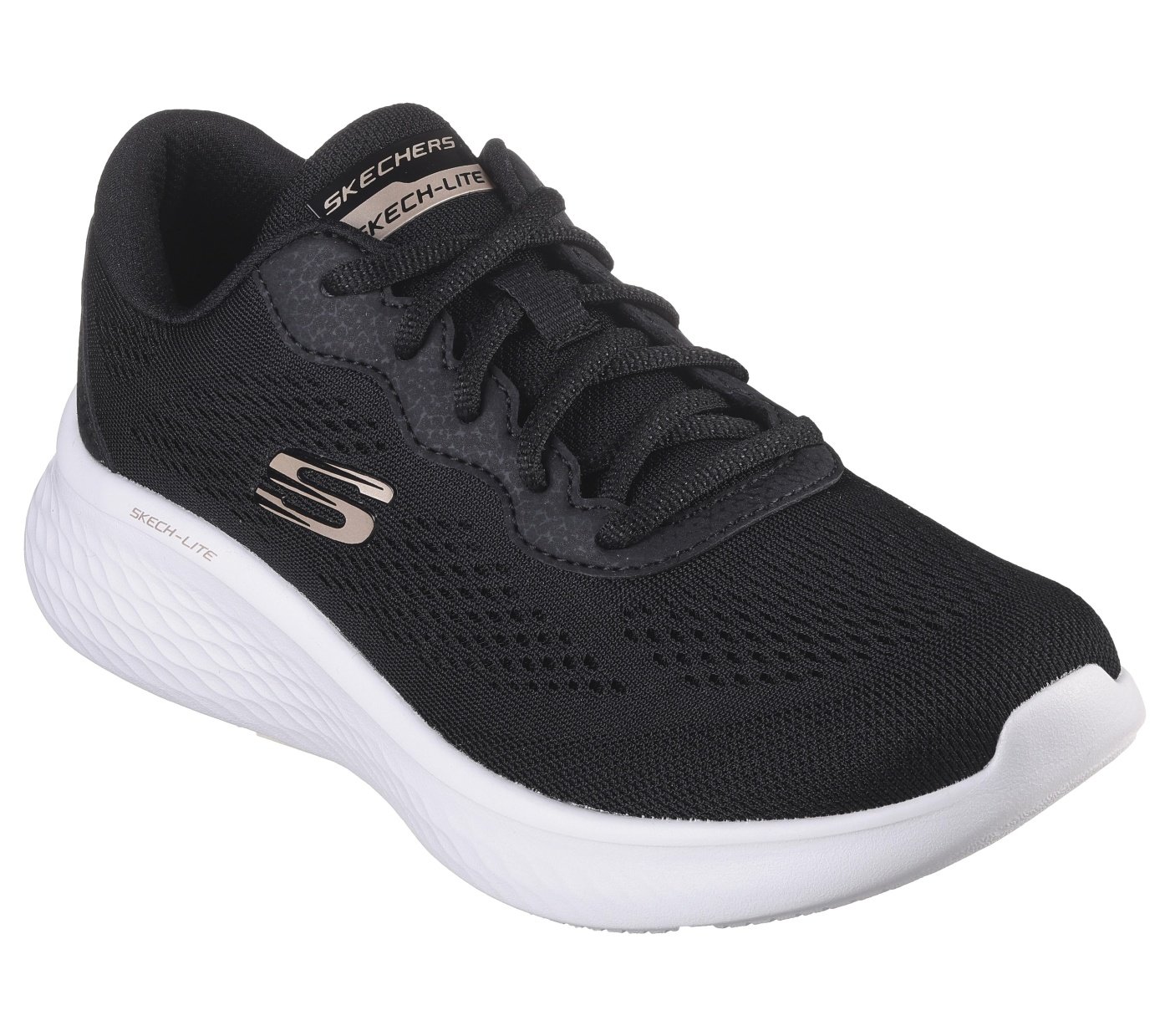 ZAPATILLAS MUJER SKECHERS RUNNING NEGRO 149991-BKRG SKECH-LITE PRO