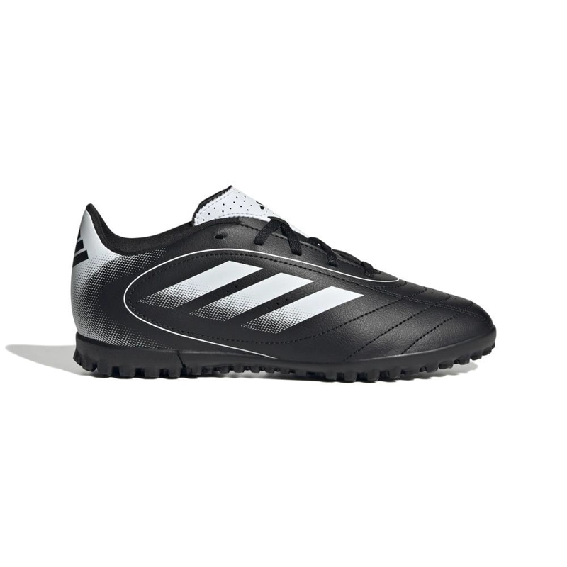 ZAPATILLAS UNISEX NIÑOS ADIDAS FÚTBOL PASTO SINTÉTICO NEGRO GOLETTO IX TF - 1