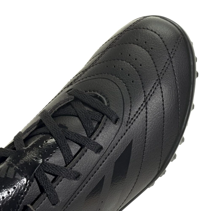 ZAPATILLAS UNISEX NIÑOS ADIDAS FÚTBOL PASTO SINTÉTICO NEGRO GOLETTO IX TF - 4