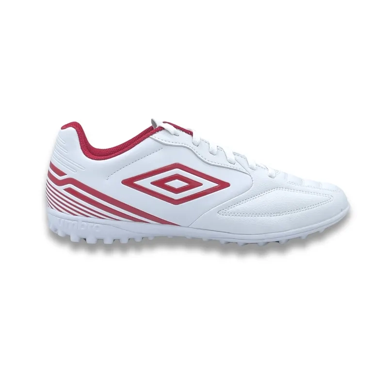 ZAPATILLAS HOMBRE UMBRO FÚTBOL PASTO SINTÉTICO BLANCO CLASSICO - 1