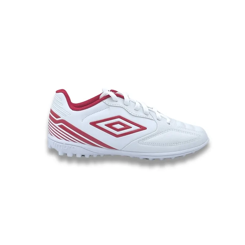 ZAPATILLAS NIÑO UMBRO FÚTBOL PASTO SINTÉTICO BLANCO CLASSICO - 1