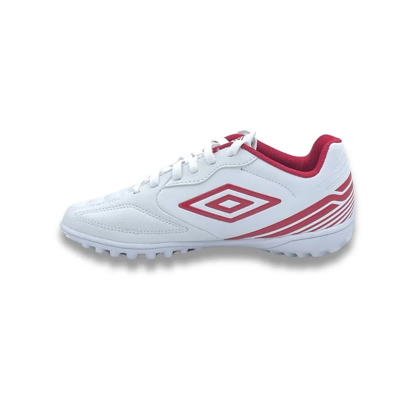 ZAPATILLAS NIÑO UMBRO FÚTBOL PASTO SINTÉTICO BLANCO CLASSICO - 2