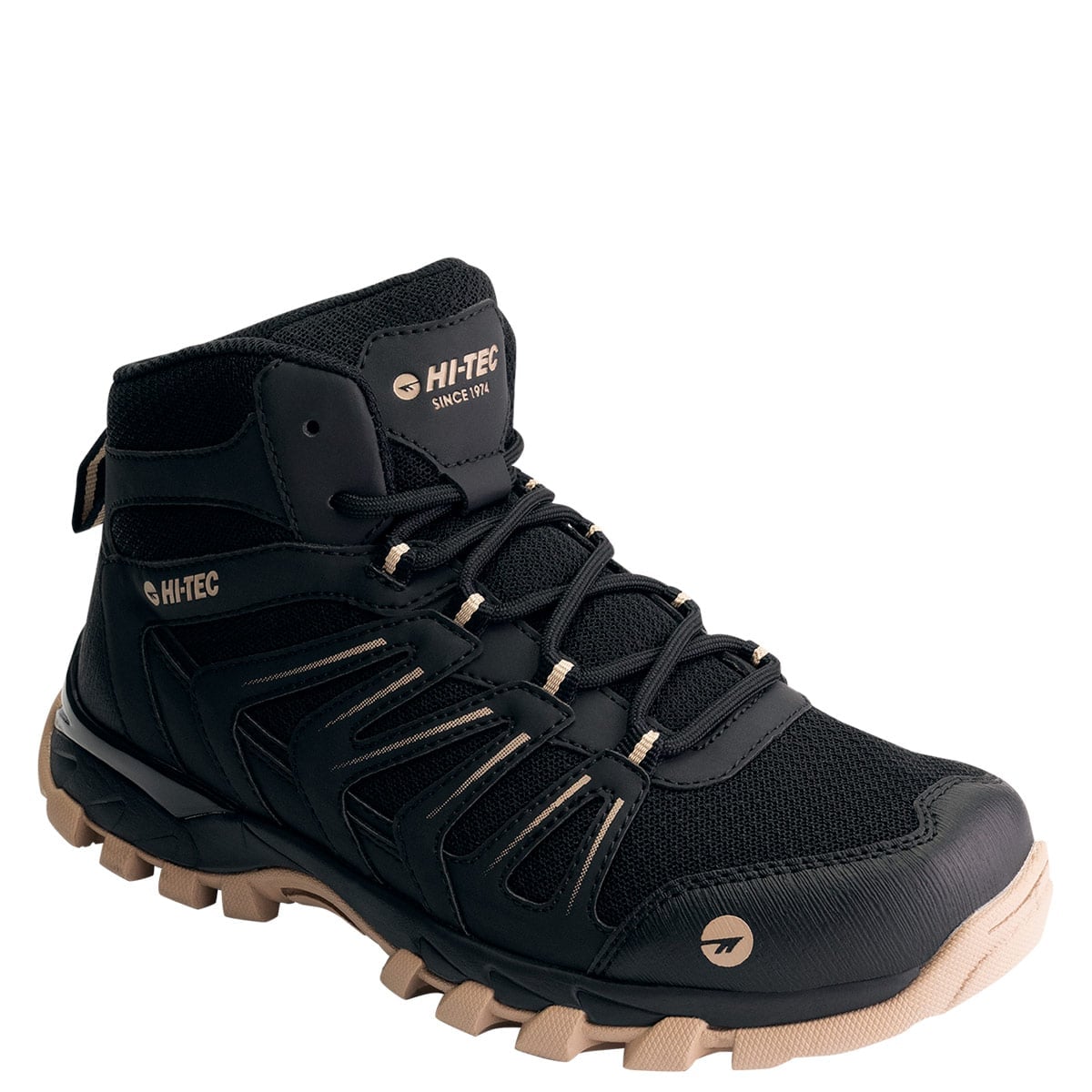 ZAPATILLAS MUJER HI-TEC OUTDOOR NEGRO GRAND PARADISO MID - 2