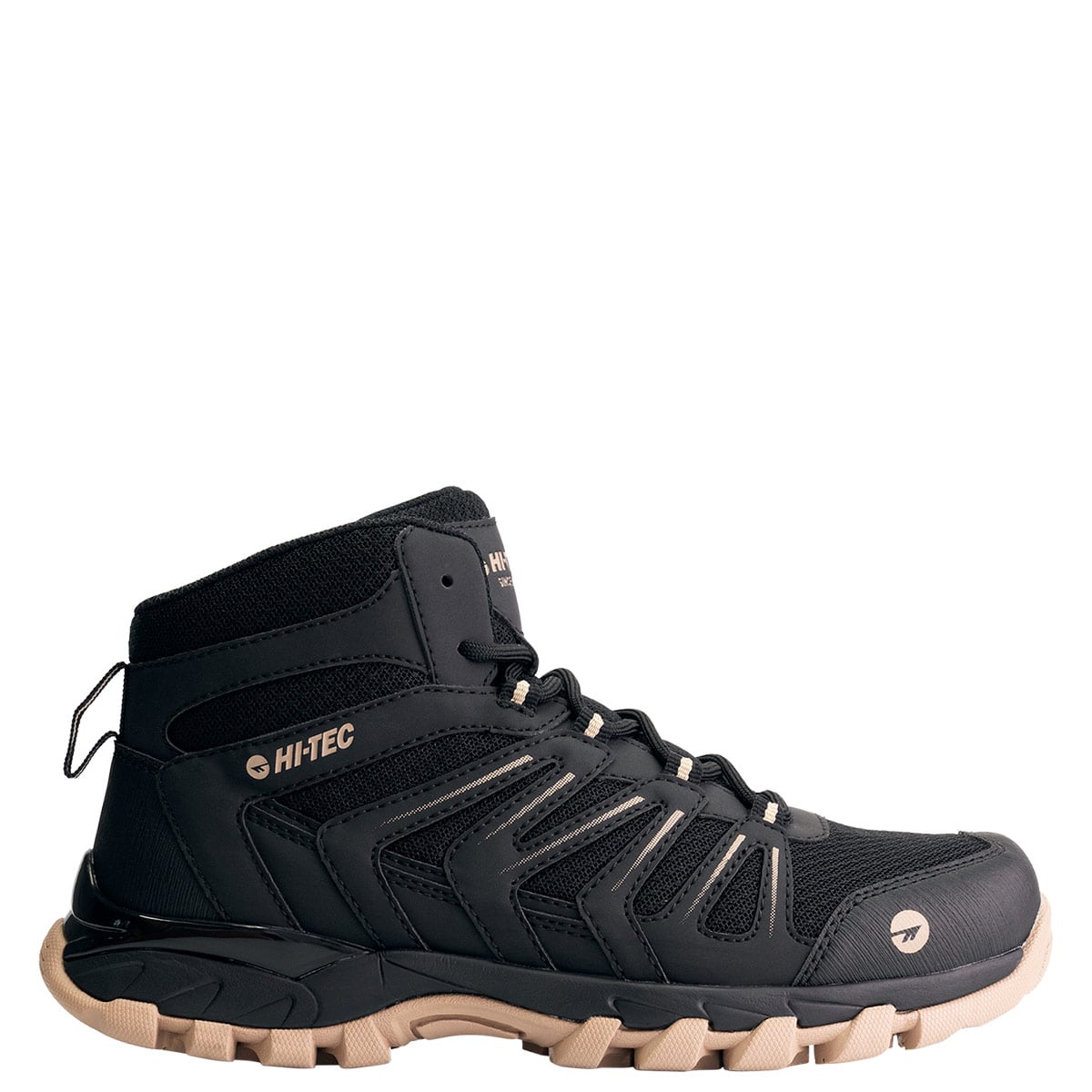 ZAPATILLAS MUJER HI-TEC OUTDOOR NEGRO GRAND PARADISO MID - 1