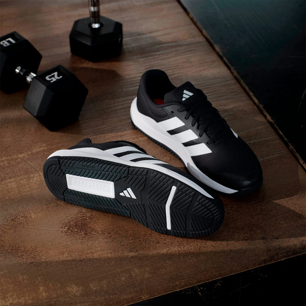 ZAPATILLAS HOMBRE ADIDAS CROSS TRAINING NEGRO DROPSET BASE - 2