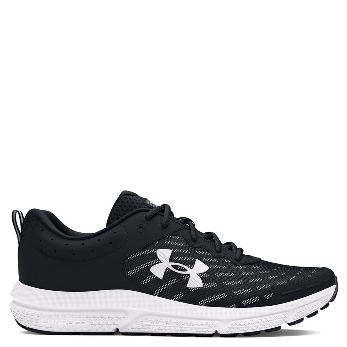 ZAPATILLAS HOMBRE UNDER ARMOUR RUNNING NEGRO CHARGED ASS CUERO - 1
