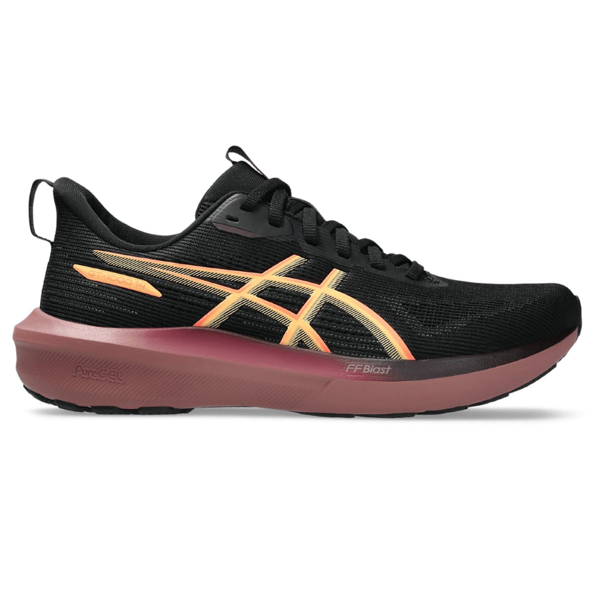 ZAPATILLAS MUJER ASICS RUNNING GT-1000 14 NEGRO - 1