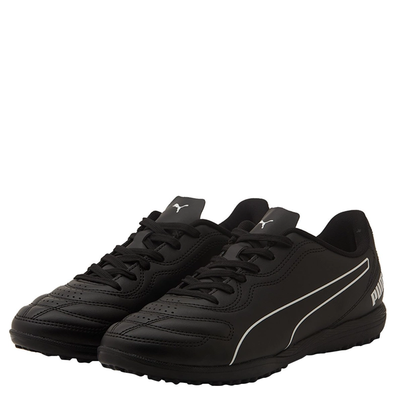 PUMA FÚTBOL ZAPATILLAS NIÑO PUMA FÚTBOL PASTO SINTÉTICO NEGRO CLASSICO TT - 4