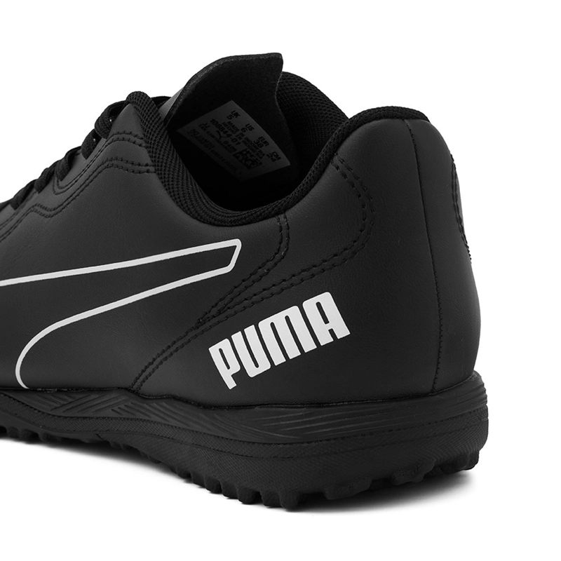 PUMA FÚTBOL ZAPATILLAS NIÑO PUMA FÚTBOL PASTO SINTÉTICO NEGRO CLASSICO TT - 5