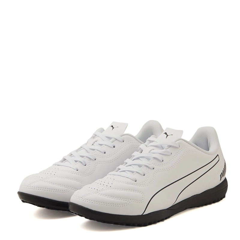 PUMA FÚTBOL ZAPATILLAS NIÑO PUMA FÚTBOL PASTO SINTÉTICO BLANCO CLASSICO TT - 4