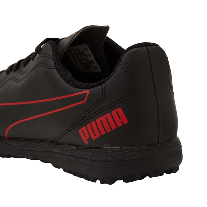 PUMA FÚTBOL ZAPATILLAS NIÑO PUMA FÚTBOL PASTO SINTÉTICO NEGRO CLASSICO TT - 5