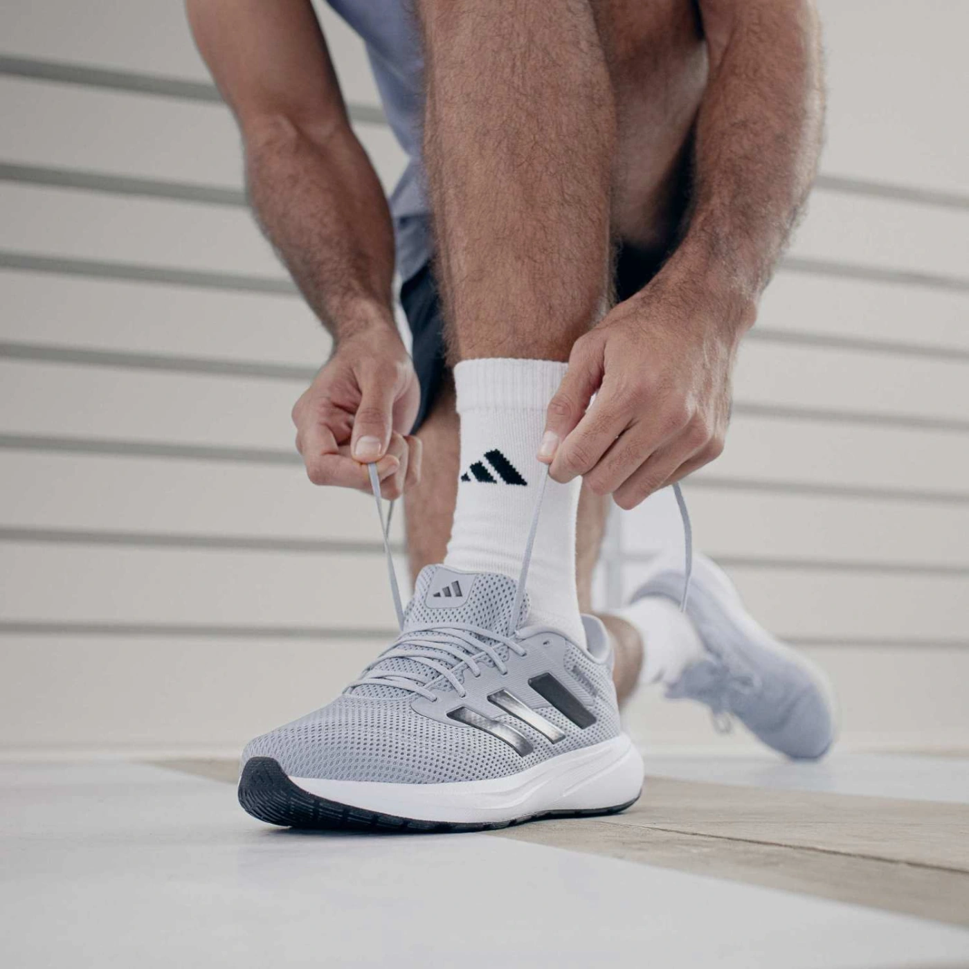 ZAPATILLAS HOMBRE ADIDAS RUNNING GRIS RESPONSE - 3