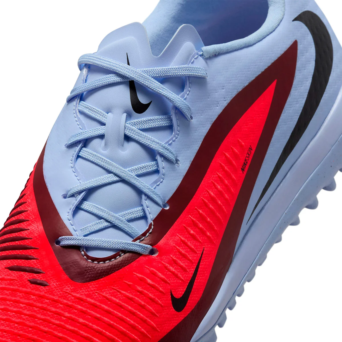 ZAPATILLAS UNISEX NIKE FÚTBOL PASTO SINTÉTICO CELESTE PHANTOM 360 ACAD TF - 4