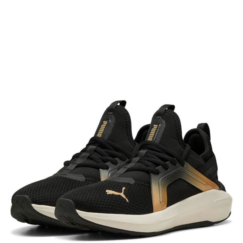 ZAPATILLAS MUJER PUMA RUNNING NEGRO SOFTRIDE ENZO 5 METALLIC - 4