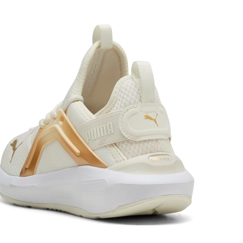 ZAPATILLAS MUJER PUMA RUNNING CREMA SOFTRIDE ENZO 5 METALLIC - 5