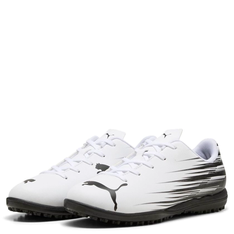 ZAPATILLAS NIÑO PUMA FÚTBOL PASTO SINTÉTICO BLANCO ATTACANTO II TT - 2