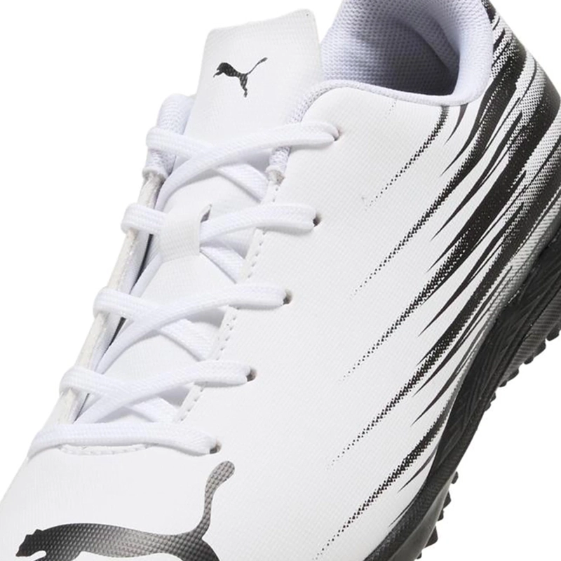 ZAPATILLAS NIÑO PUMA FÚTBOL PASTO SINTÉTICO BLANCO ATTACANTO II TT - 4