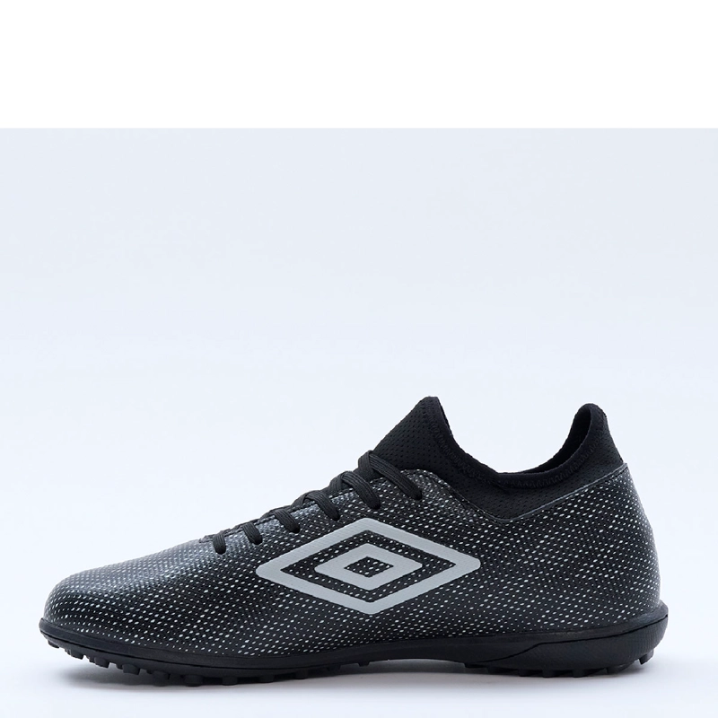 ZAPATILLAS HOMBRE UMBRO FÚTBOL PASTO SINTÉTICO NEGRO VELOCE LT IV TF - 3